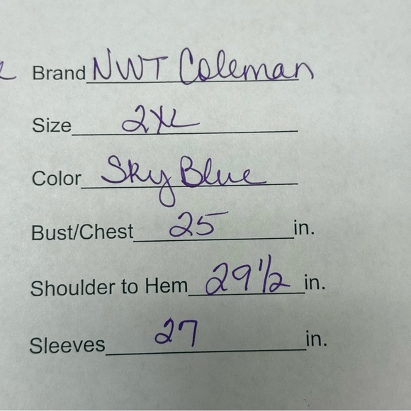 NWT Coleman XX-Large Long Sleeve Graphic Tee “Take A Hike” | Blue Topaz - Picture 10 of 10